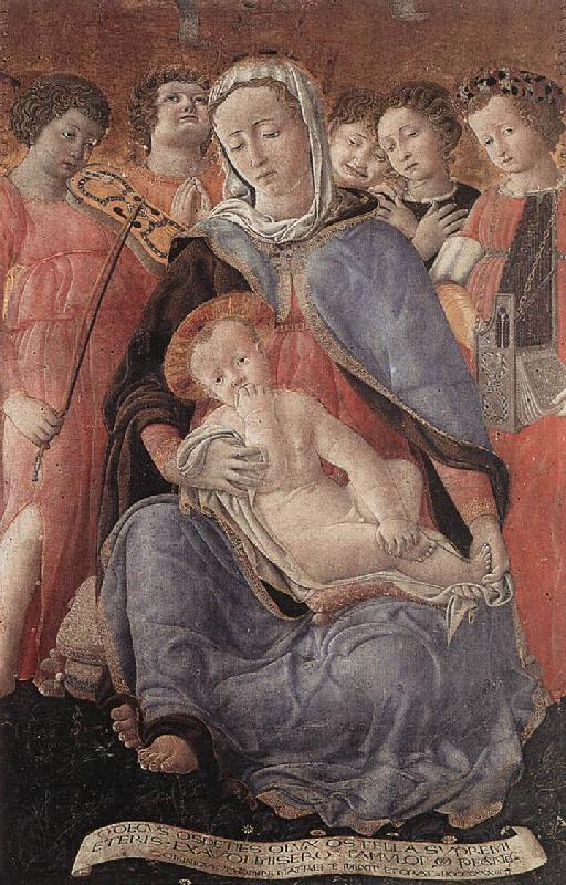 DOMENICO DI BARTOLO Madonna of Humility dsh Spain oil painting art